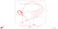 SELLE pour Honda FOURTRAX 520 RUBICON DCT IRS EPS de 2023
