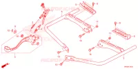 PEDALE   REPOSE PIED pour Honda FOURTRAX 520 RUBICON DCT EPS DELUXE de 2023