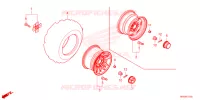 ROUE ARRIERE pour Honda FOURTRAX 520 RUBICON DCT EPS DELUXE de 2023