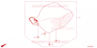 SELLE pour Honda FOURTRAX 520 RUBICON DCT EPS DELUXE de 2023