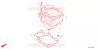 CYLINDRE pour Honda FOURTRAX 520 FOREMAN 4X4 BASE de 2022