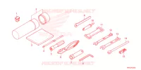 OUTIL pour Honda FOURTRAX 520 FOREMAN 4X4 BASE de 2022