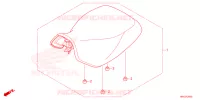 SELLE pour Honda FOURTRAX 520 FOREMAN 4X4 BASE de 2022