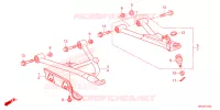 TRIANGLES AVANT pour Honda FOURTRAX 520 FOREMAN 4X4 BASE de 2022