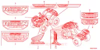 AUTOCOLLANTS pour Honda FOURTRAX 520 RUBICON IRS EPS de 2023