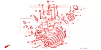 CULASSE pour Honda XR 600 R de 1991