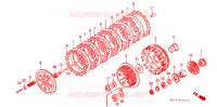 EMBRAYAGE pour Honda XR 600 R de 1991
