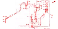 FLASQUE   MACHOIRES DE FREIN ARRIERE pour Honda XR 600 R de 1991