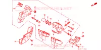 FLASQUE   MACHOIRES DE FREIN ARRIERE pour Honda XR 600 R de 1991