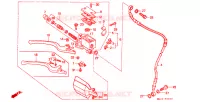 MAITRE CYLINDRE DE FREIN AVANT pour Honda XR 600 R de 1991