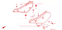 COUVERCLES LATERAUX pour Honda XR 600 R de 1992