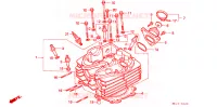 CULASSE pour Honda XR 600 R de 1992