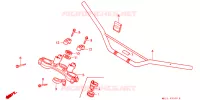 GUIDON   TE DE FOURCHE pour Honda XR 600 R de 1992