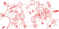 LEVIER DE GUIDON   CABLE   COMMODO pour Honda XR 600 R de 1992