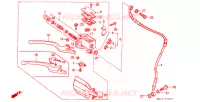 MAITRE CYLINDRE DE FREIN AVANT pour Honda XR 600 R de 1992