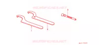 OUTIL pour Honda XR 600 R de 1992