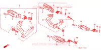 REPOSE PIED pour Honda XR 600 R de 1992