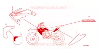 AUTOCOLLANTS pour Honda CRF 150 R de 2009