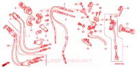 LEVIER DE GUIDON   CABLE   COMMODO pour Honda CRF 150 R de 2009