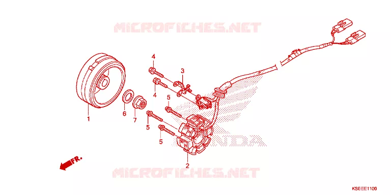 ALTERNATEUR Honda MOTO 150 CRF 2013  CRF150RD