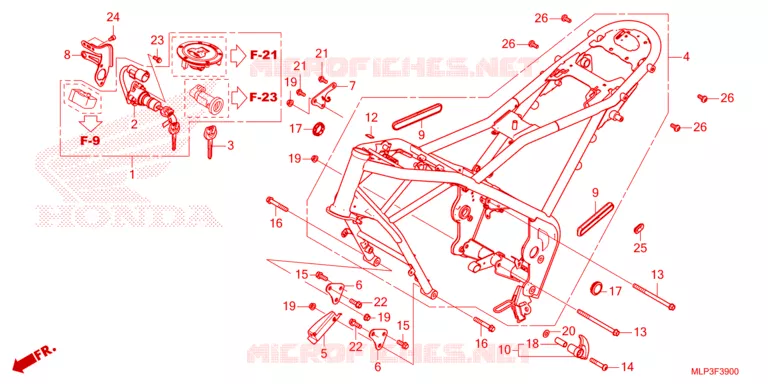 CADRE Honda MOTO 500 CL 2023  CL500AP