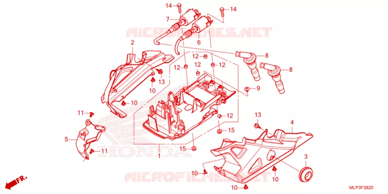 BOBINE D'ALLUMAGE Honda MOTO 500 CL 2024  CL500AP