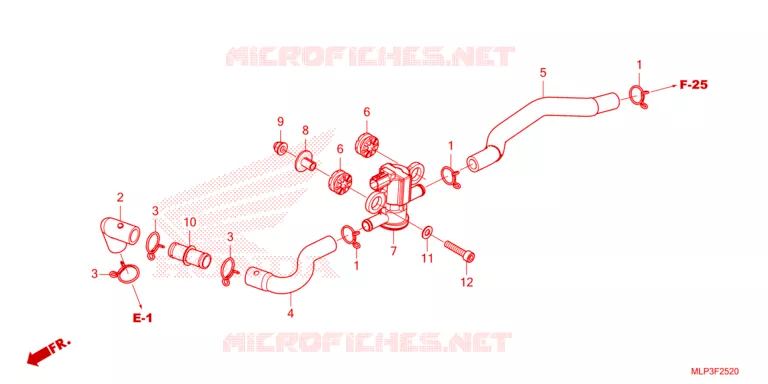 ELECTROVANNE D'INJECTION D'AIR Honda MOTO 500 CL 2024  CL500AP