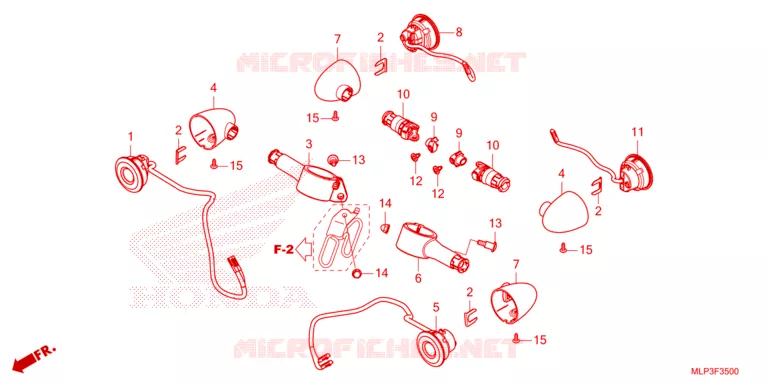 CLIGNOTANT Honda MOTO 500 CL 2023  CL500AP