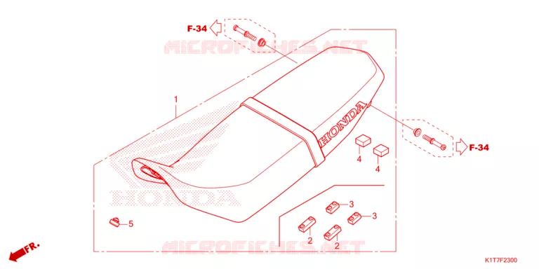 SELLE Honda MOTO 250 CRF 2023  CRF250LAP