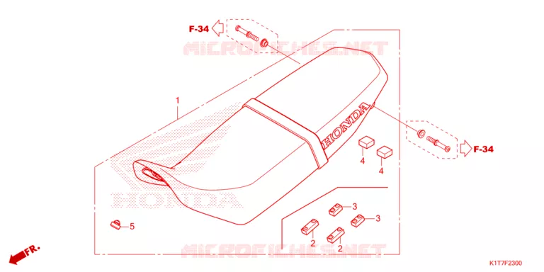 SELLE Honda MOTO 250 CRF 2023  CRF250LRAP