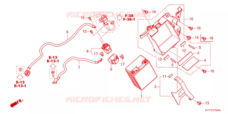 BATTERIE Honda MOTO 250 CRF 2024  CRF250LRDP