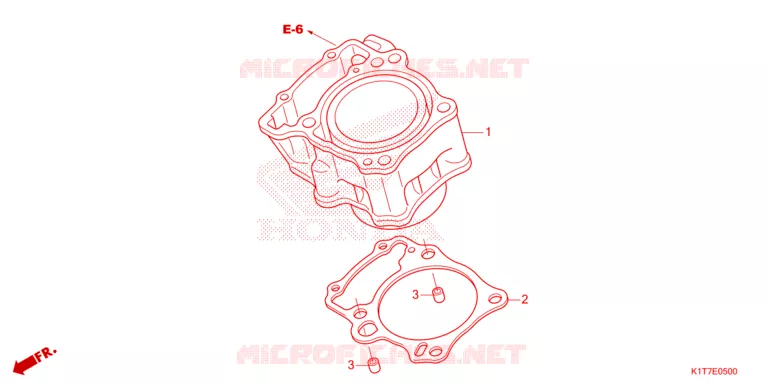 CYLINDRE Honda MOTO 300 CRF 2023  CRF300LAP