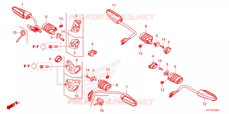 CLIGNOTANT Honda MOTO 300 CRF 2023  CRF300LAP