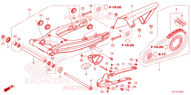 BRAS OSCILLANT Honda MOTO 300 CRF 2023  CRF300LRAP