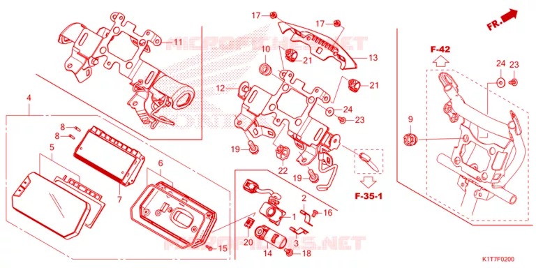 COMPTEUR Honda MOTO 300 CRF 2023  CRF300LRAP