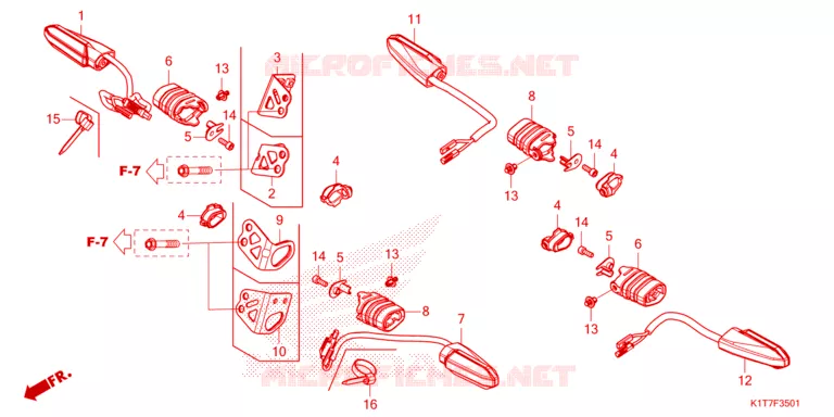 CLIGNOTANT Honda MOTO 300 CRF 2023  CRF300LRAP