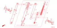 FOURCHE pour Honda SH 125 4ED de 2023