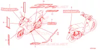 AUTOCOLLANTS pour Honda SH 150 ED de 2023