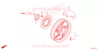 ROUE ARRIERE pour Honda SH 150 ED de 2023