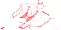 MARCHE PIEDS pour Honda SH 150 SPORTY 5ED de 2023
