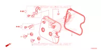 COUVRE CULASSE pour Honda FORZA 350 VOICE CONTROL de 2022