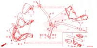 GUIDON   CARENAGE pour Honda FORZA 350 VOICE CONTROL de 2022