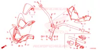 GUIDON   CARENAGE pour Honda FORZA 350 de 2022