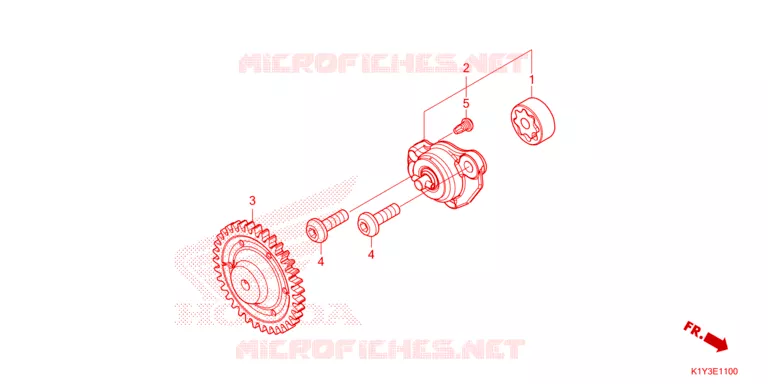 POMPE A HUILE Honda SCOOTER 125 PCX 2024  WW125AP