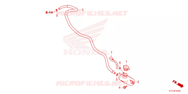 VASE D'EXPANSION Honda SCOOTER 125 PCX 2023  WW125AP
