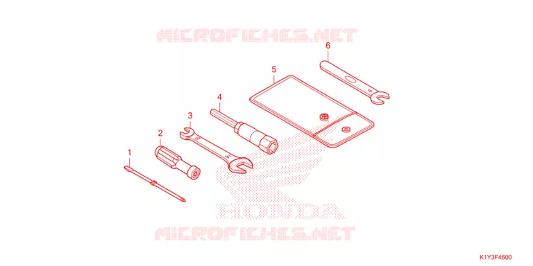OUTIL Honda SCOOTER 125 PCX 2023  WW125AP