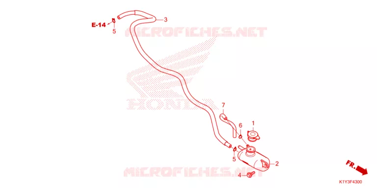 VASE D'EXPANSION Honda SCOOTER 125 PCX 2023  WW125P