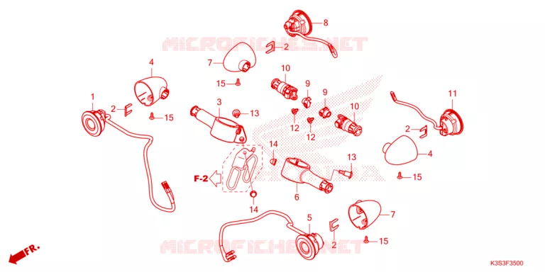 CLIGNOTANT Honda MOTO 250 CL 2024  CL250AP