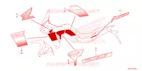 AUTOCOLLANTS pour Honda XL 750 TRANSALP de 2023