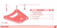 PLATINE TOP CASE 50L pour Honda XL 750 TRANSALP de 2023